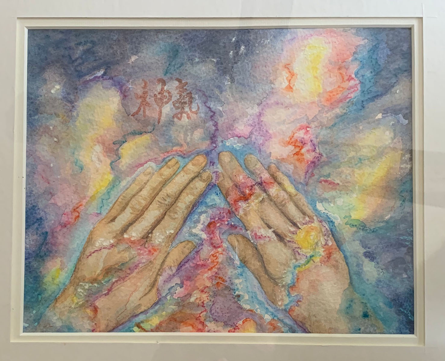 Kim Tennant Painting: Reiki Hands